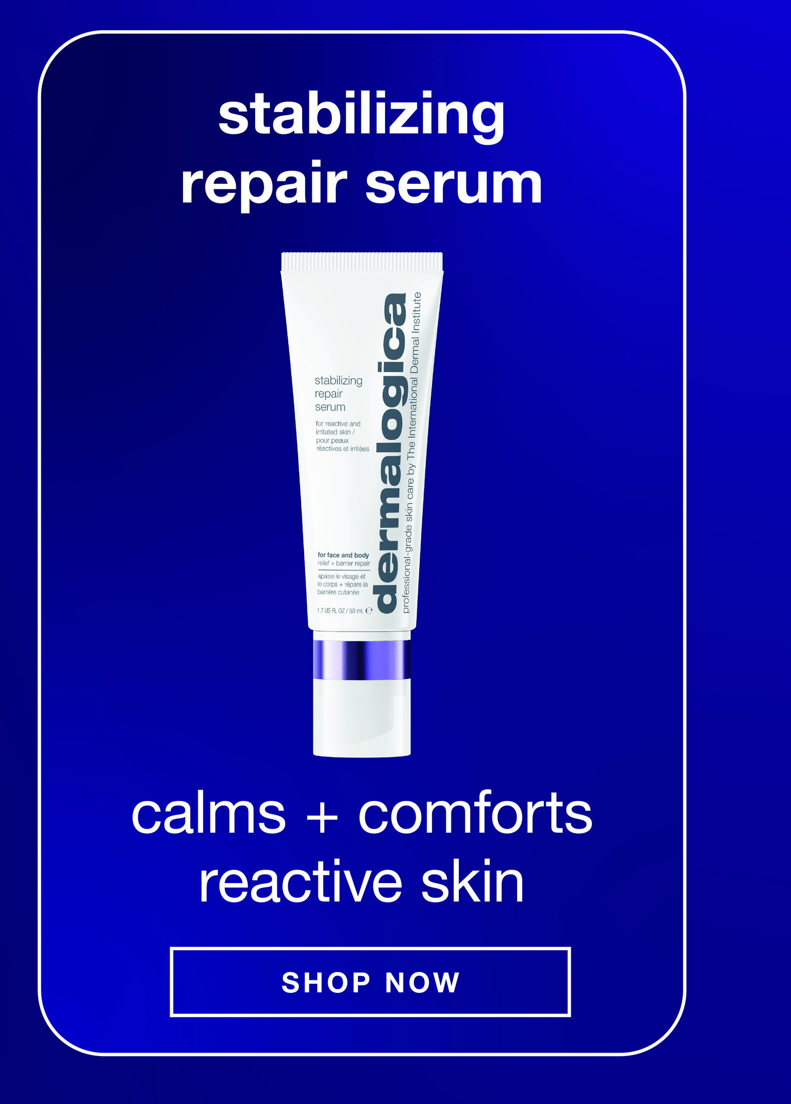 stabilizing repar serum | calms + comforts reactive skin 