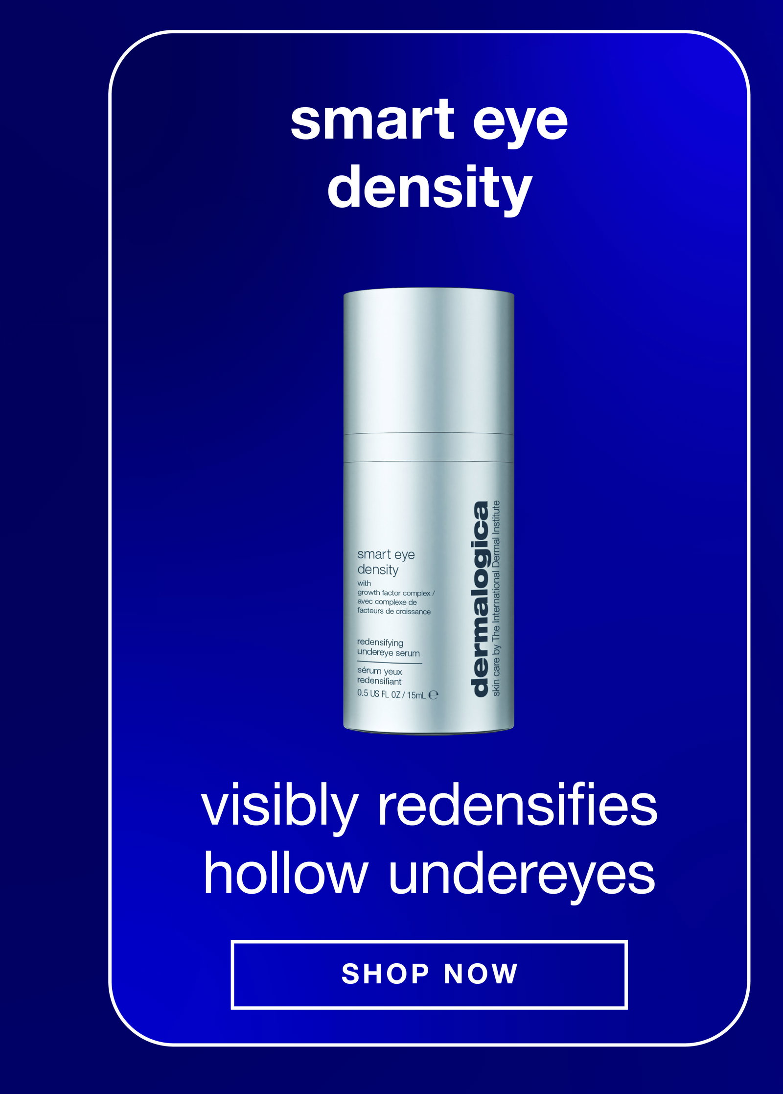 smart eye density | visibly reidentifies hollow undereyes