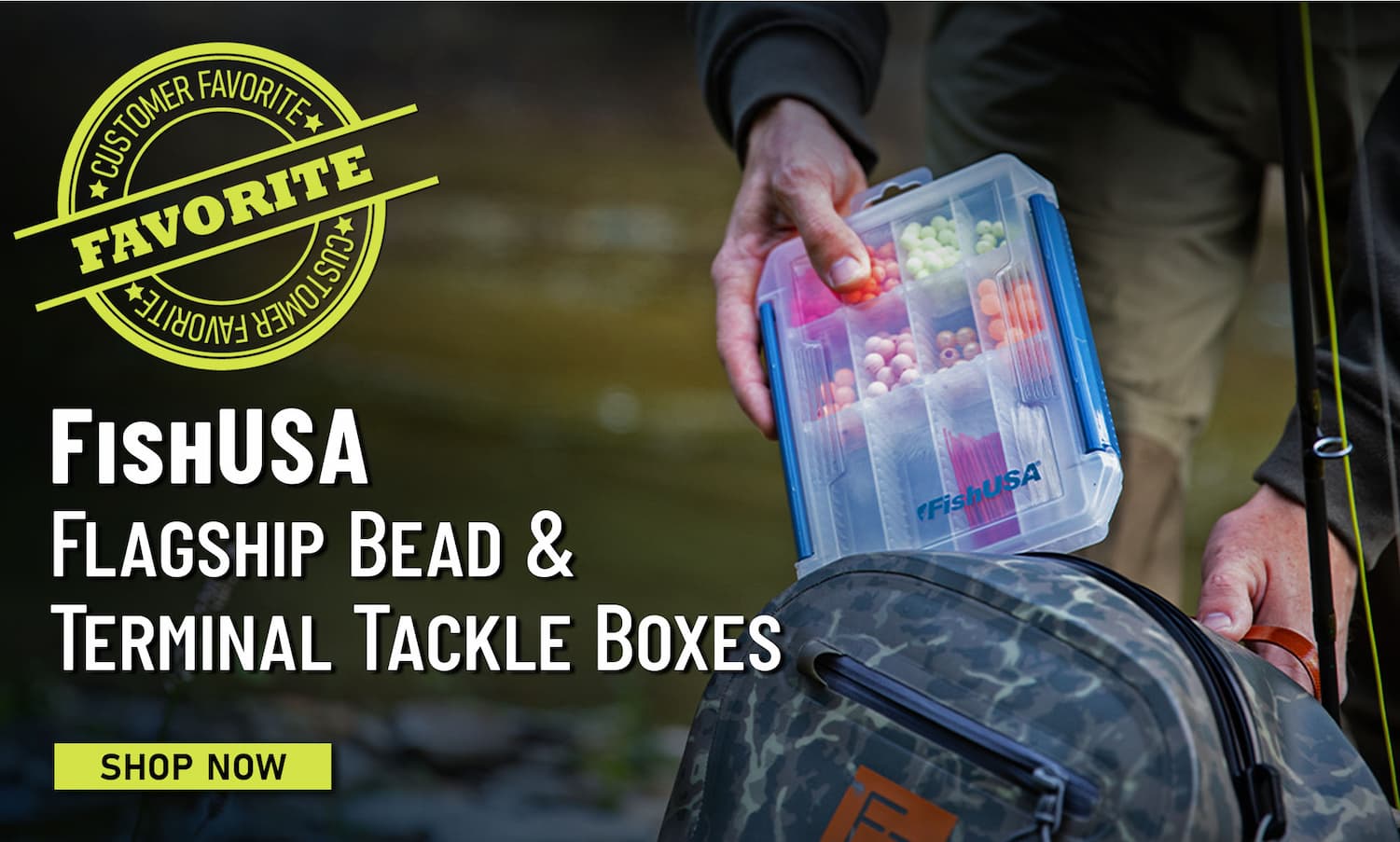 Customer Favorite FishUSA Flagship Bead & Terminal Tackle Boxes Shop Now
