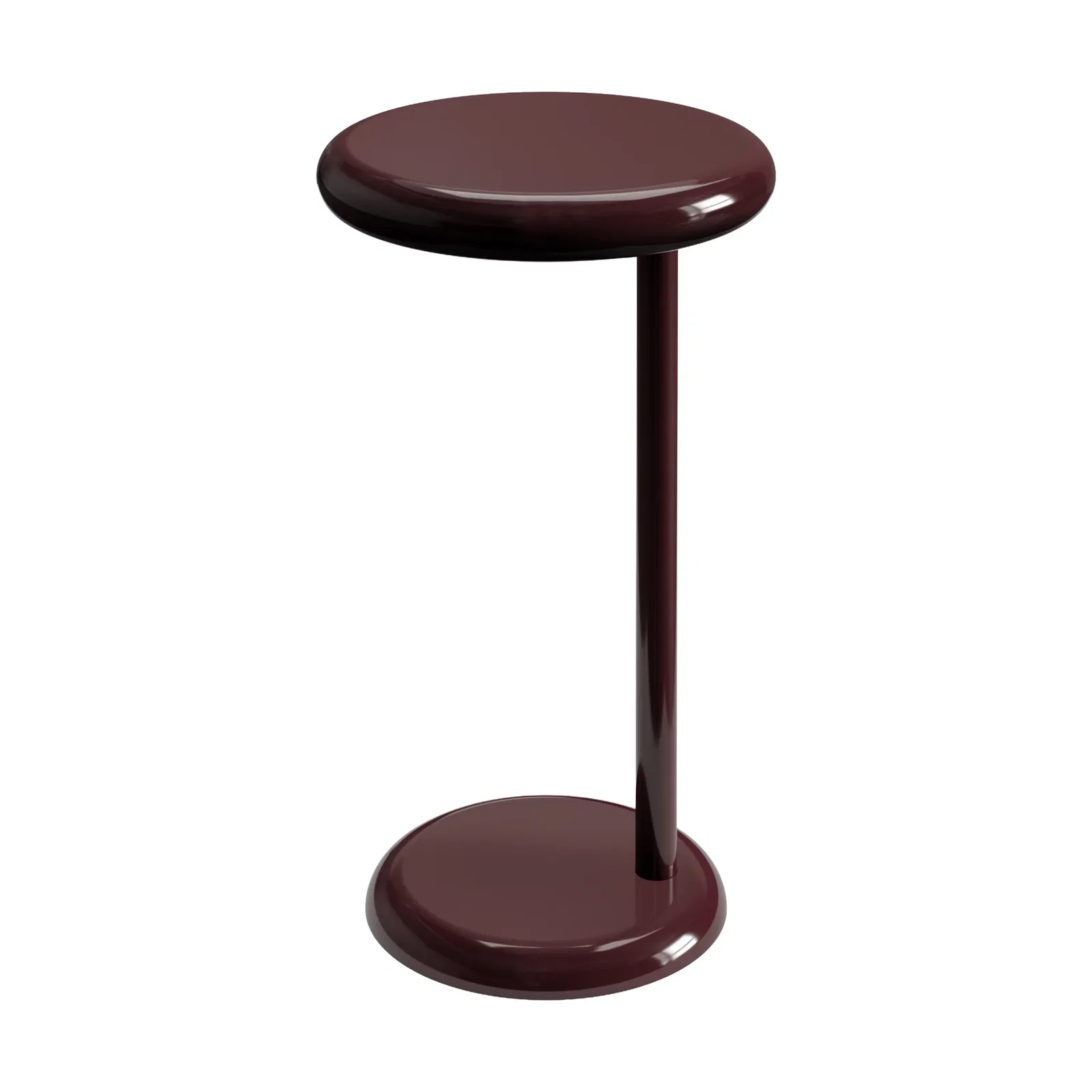 Spot side table Burgundy, Ø55x33 cm