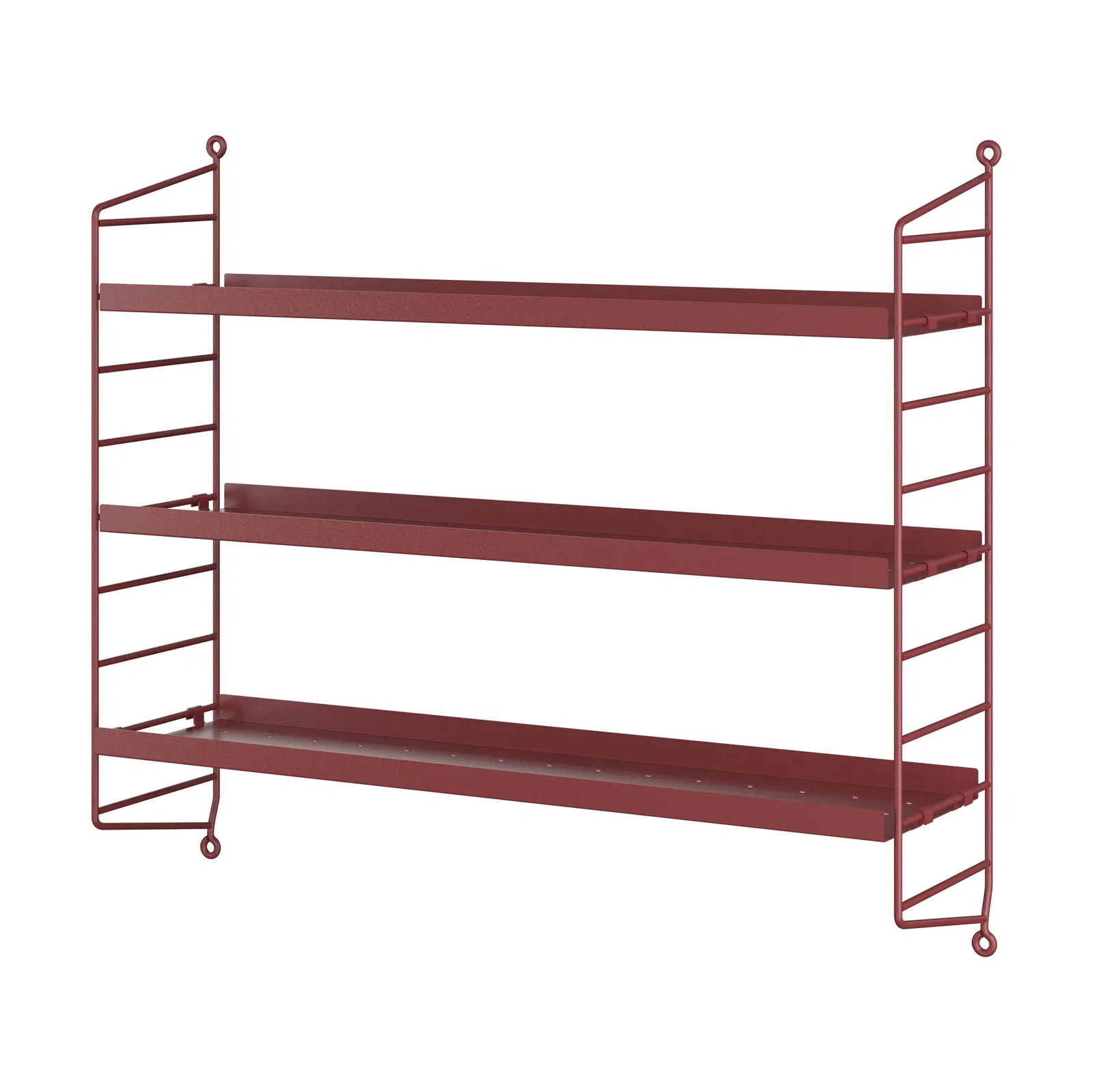 String shelf Pocket metal Oxtorg red