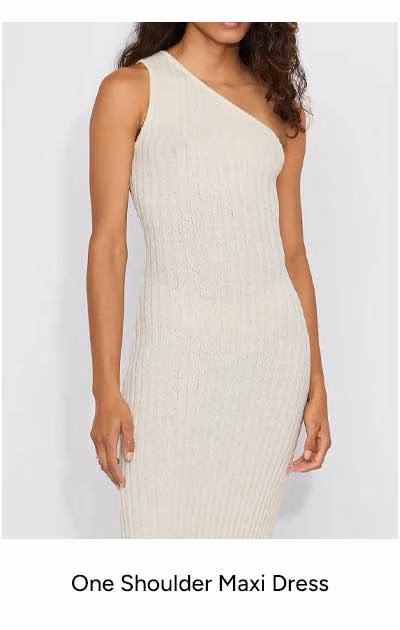One Shoulder Maxi Dress