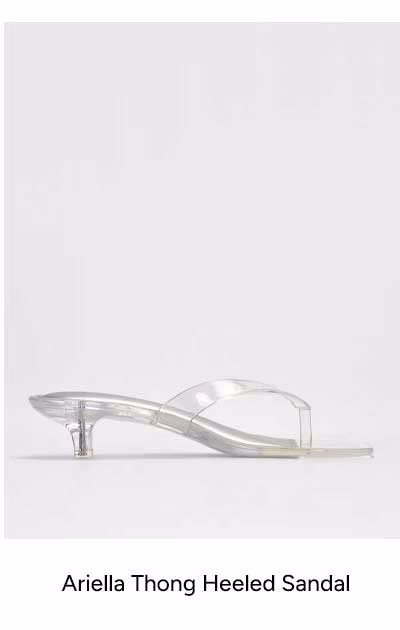 Ariella Thong Heeled Sandal