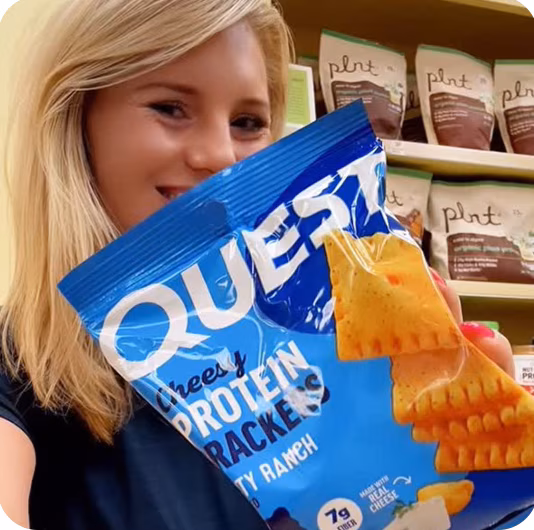 Quest Cheesy Protein Crackers