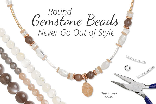 Round Gemstone Beads Never Go Out of Style