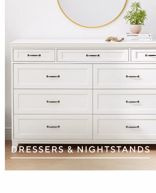 Dressers and nightstands