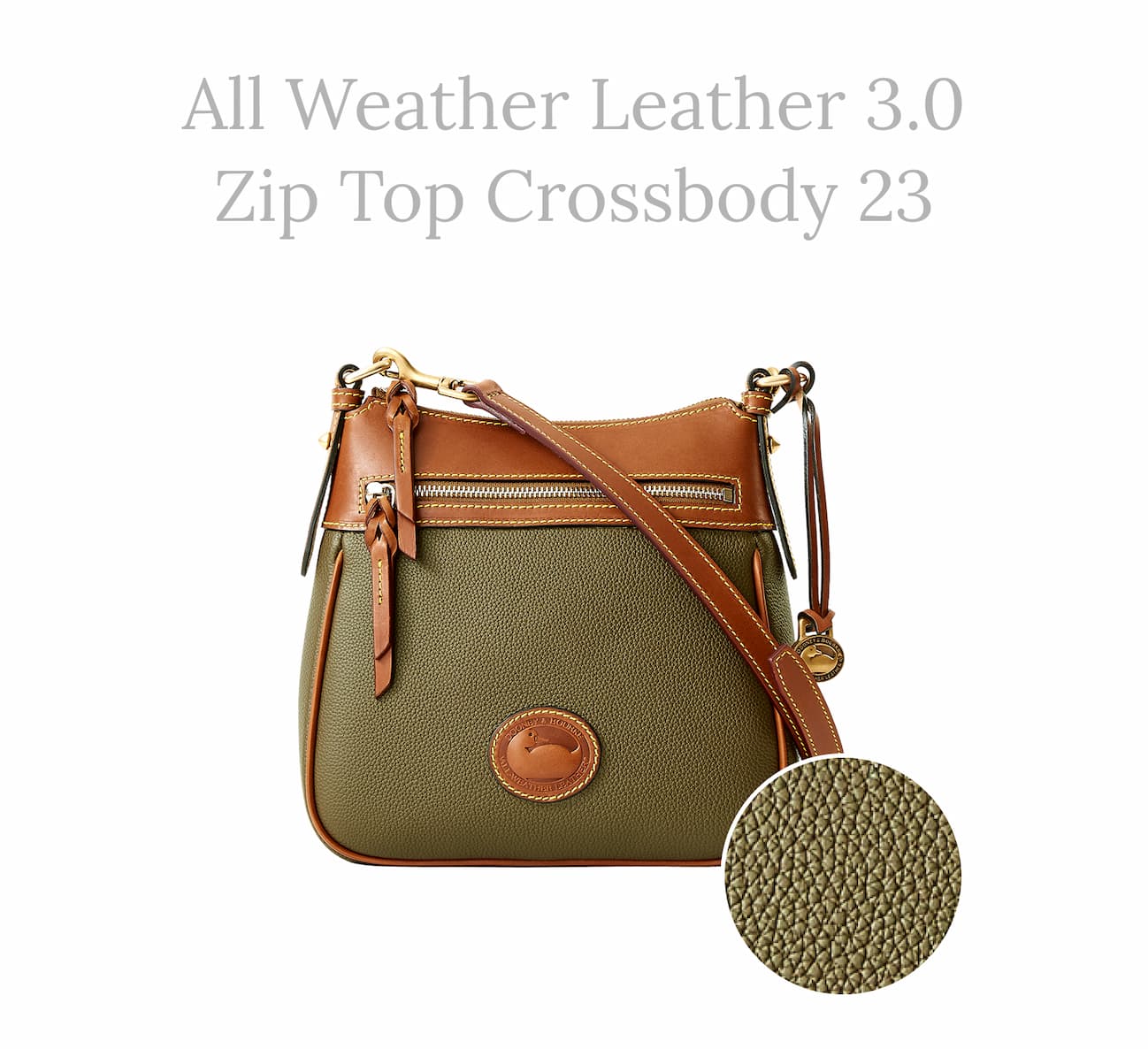 All Weather Leather 3.0 Zip Top Crossbody 23