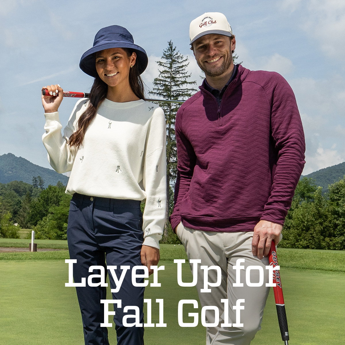 Layer up for fall golf.