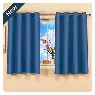 Short Blackout Curtain Panel