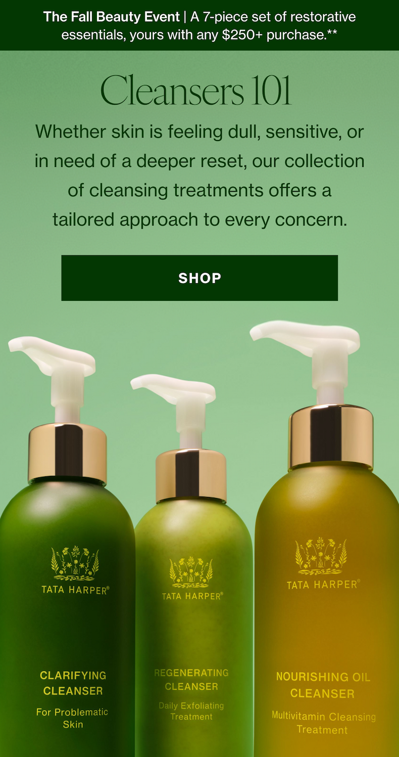 Whether skin is feeling dull, sensitive, or in need of a deeper reset, our collection of cleansing treatments offers a tailored approach to every concern. 