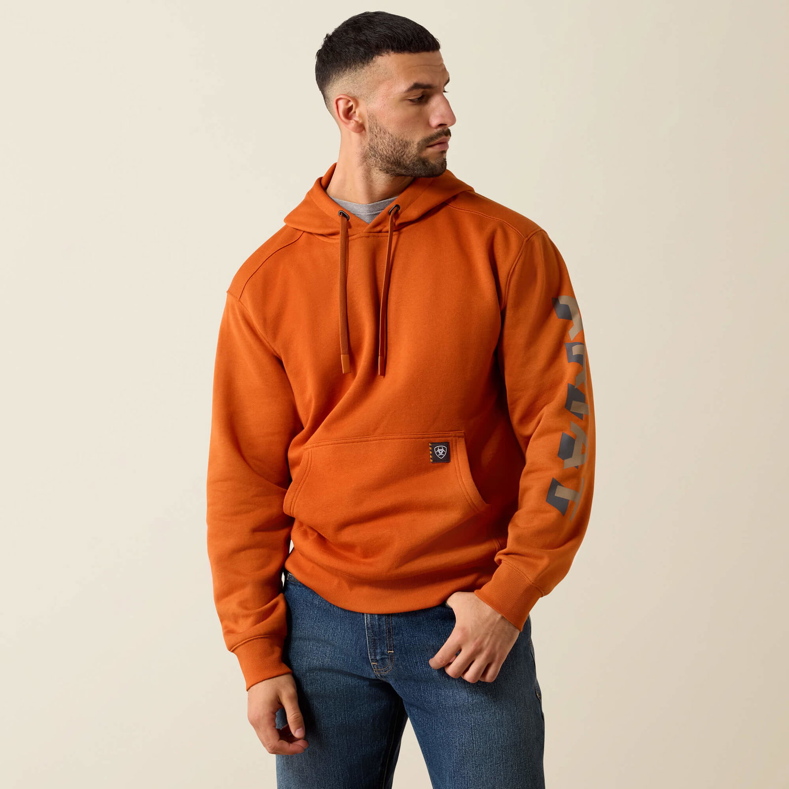 Men’s Rebar Lightweight Logo Hoodie
