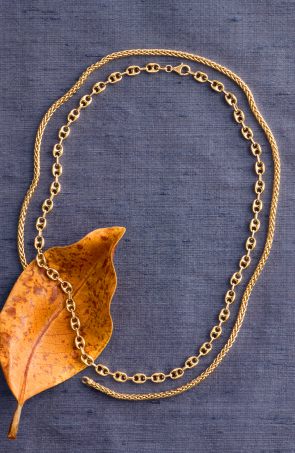 Positively Glowing with Gold Necklaces