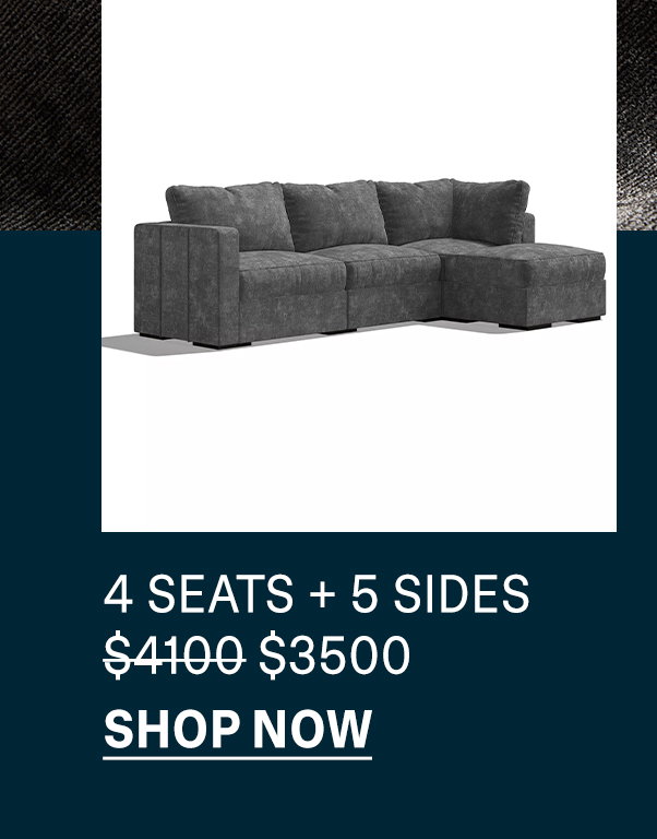 4 Seats + 5 Sides