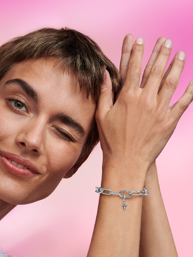 Pandora ME Sparkling Cross Mini Dangle Charm