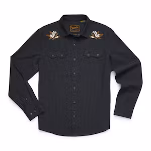 Crosscut Deluxe Long Sleeve Snapshirt