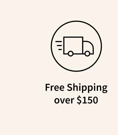 Free Shipping over $150