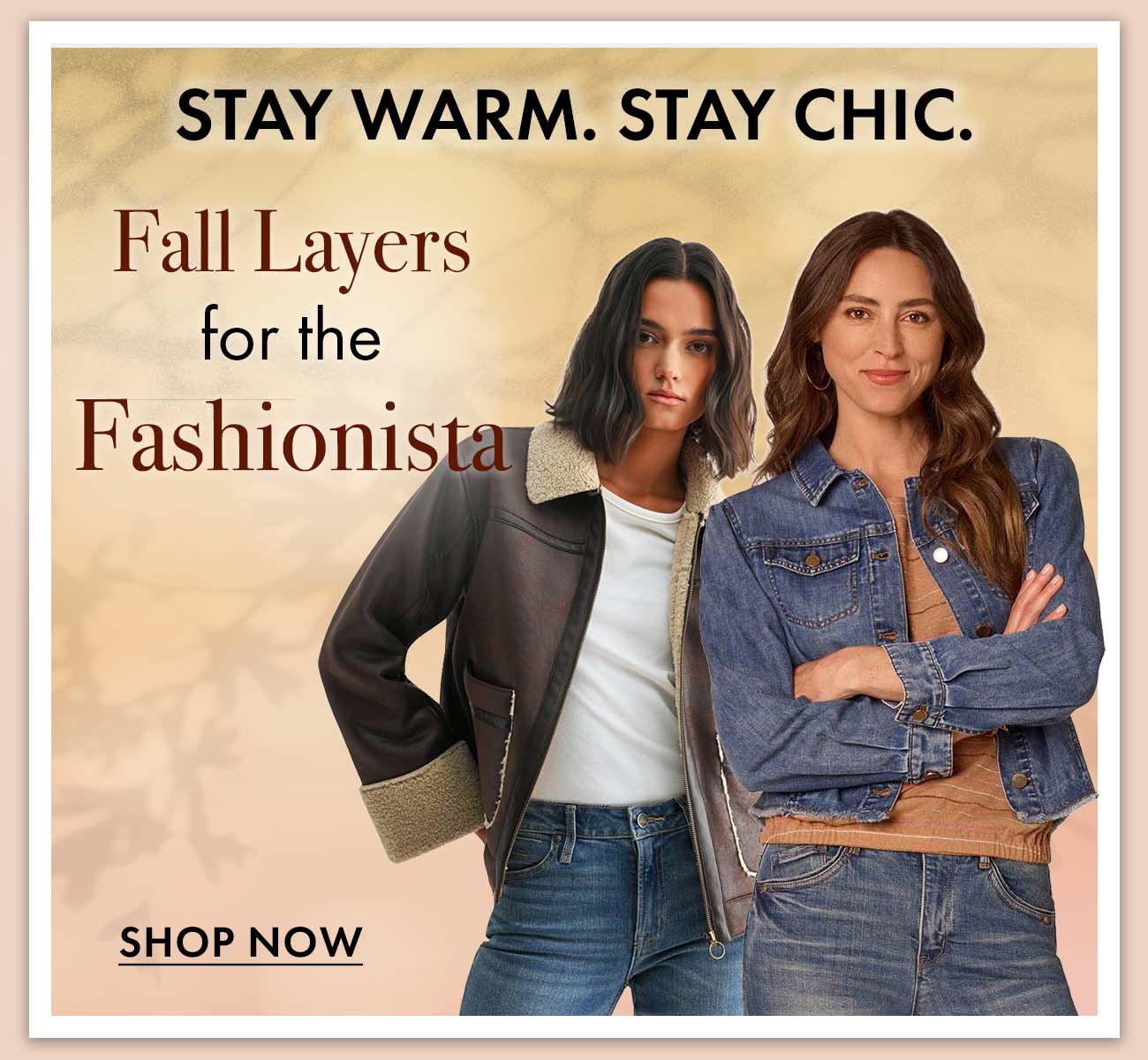 STAY WARM. STAY CHIC. Fall Layers for the Fashionista