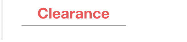 Clearance