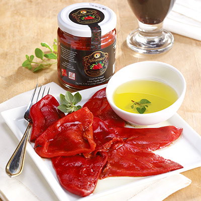 Wood-Fire Roasted Piquillo Peppers by El Navarrico