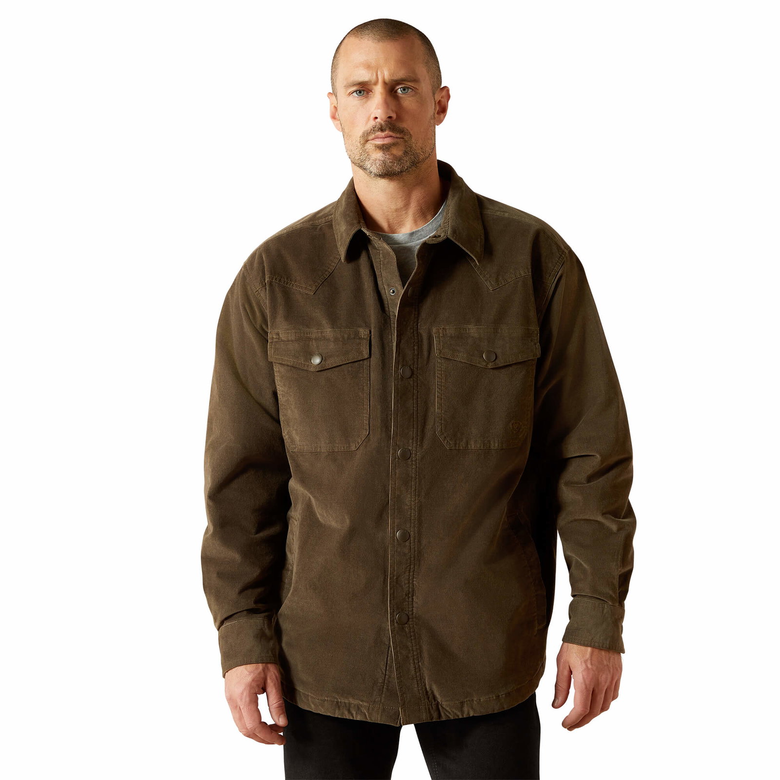 Retro Corduroy Shirt Jacket