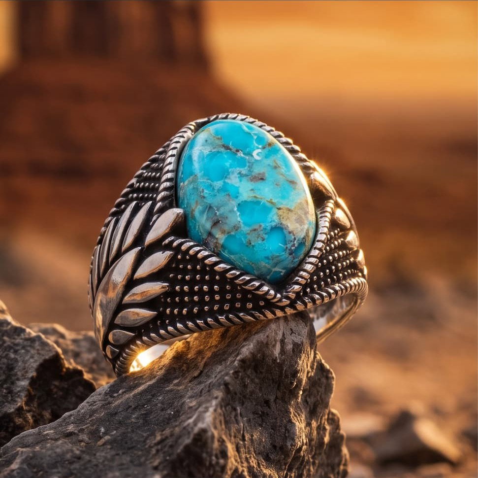 Turquoise Storm Ring