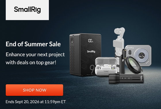 Smallrig End of Summer Sale: Enhance Your Next Project With Deals on Top Gear! | Shop Now