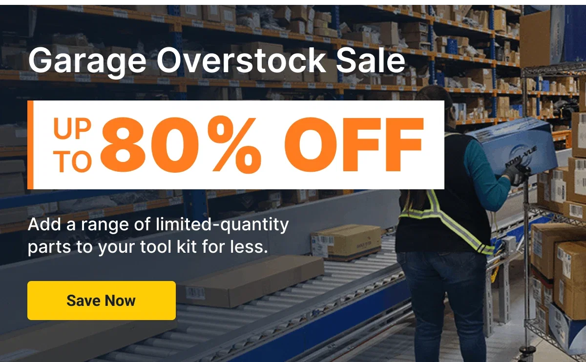 Garage Overstock Sale | Up To 80% OFF