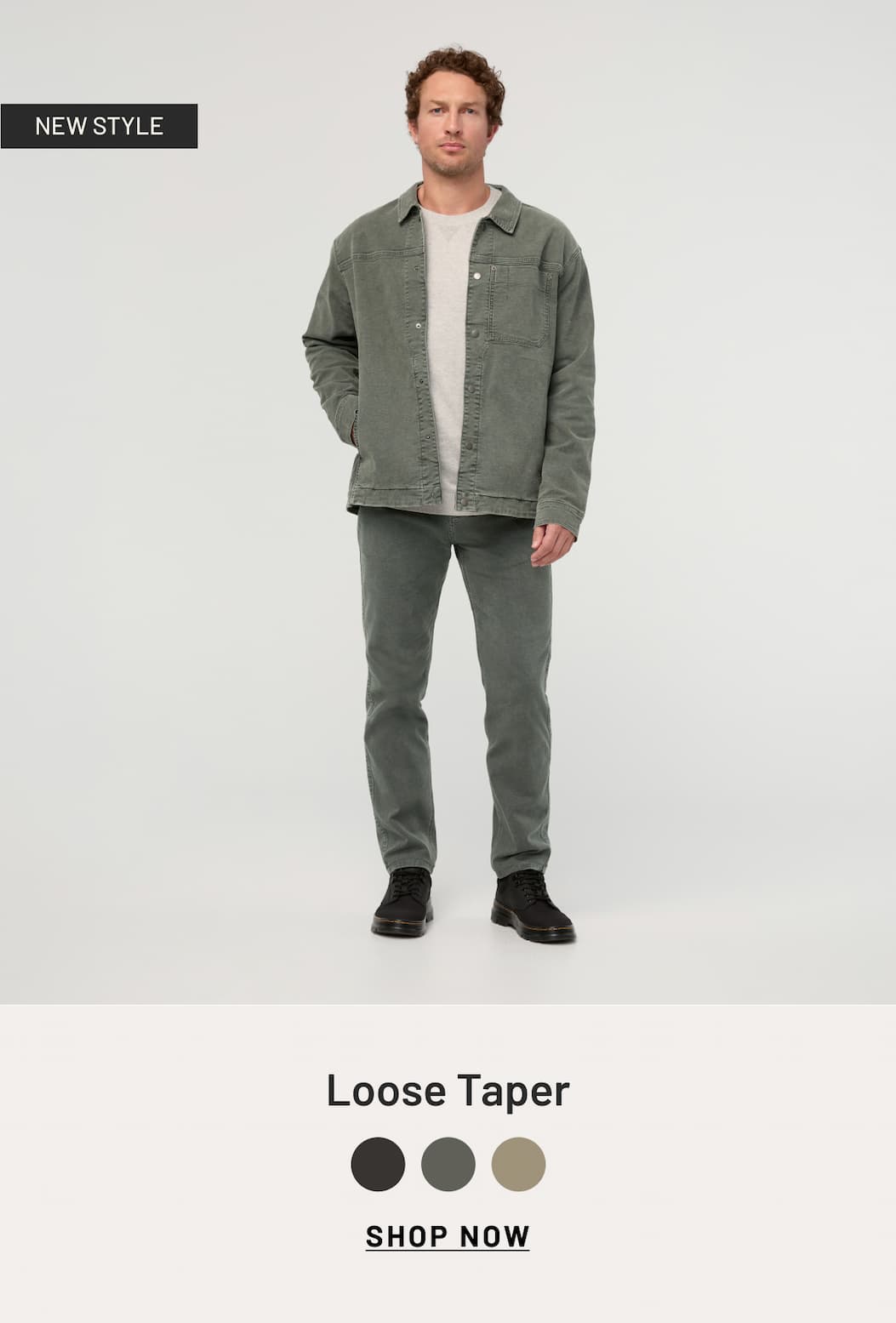 Stretch Canvas Loose Taper