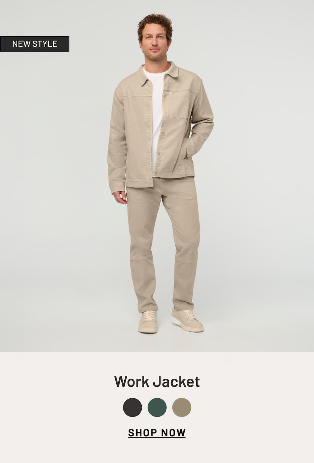 Stretch Canvas Work Jacket