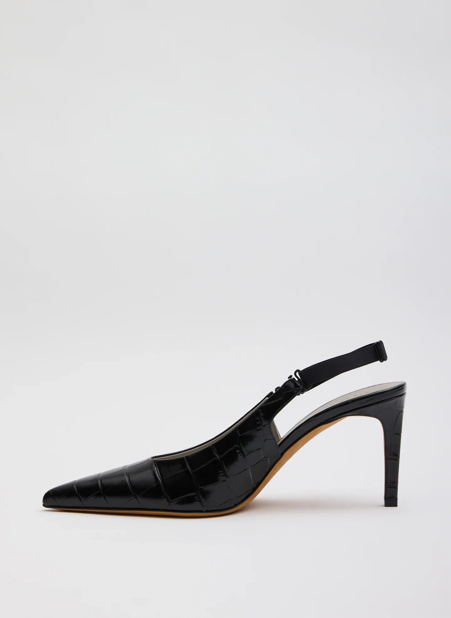 Image of Beasley Crocodile Embossed Heel