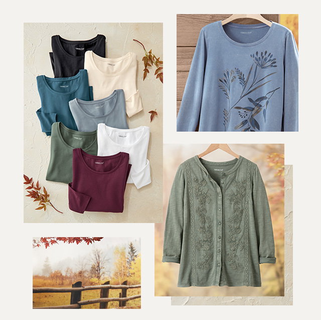 Knit Tops and Tees grid