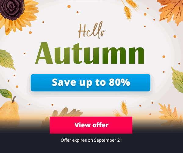Hello autumn - Save up to 80%