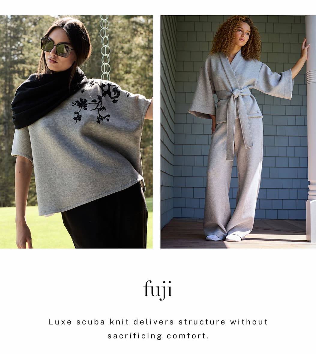 Fuji: Luxe scuba knit