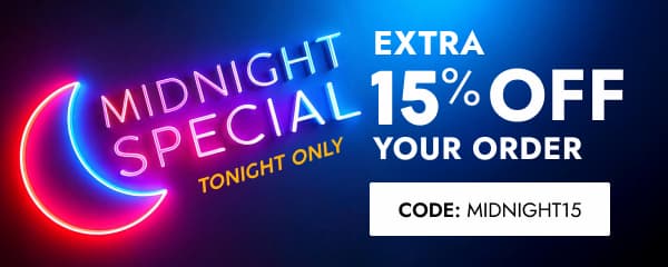 Midnight Special: Extra 15% off sitewide with code MDW15.