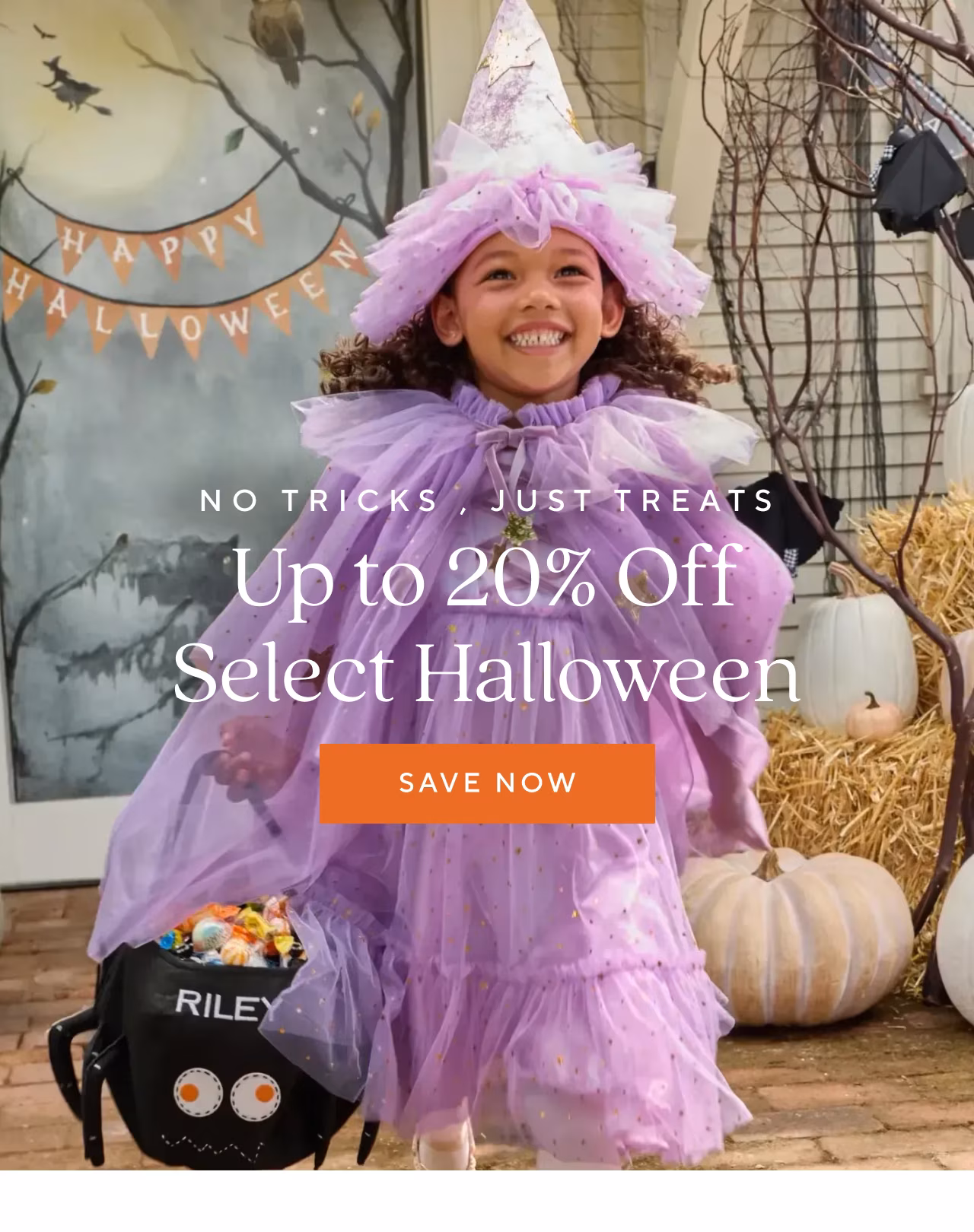 Up to 20% off Halloween