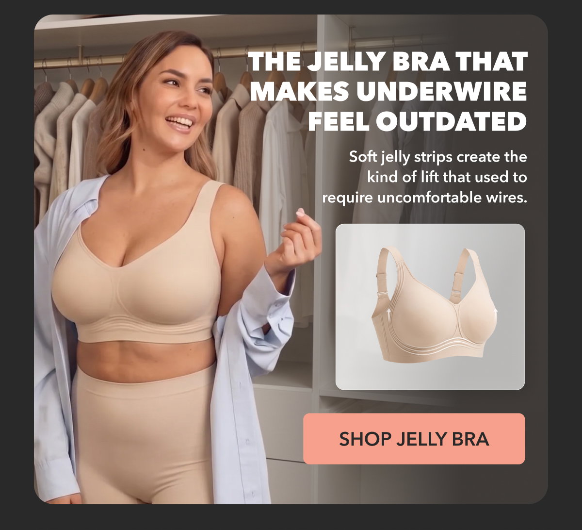 Shapermint Essentials Everyday Wireless Jelly Bra