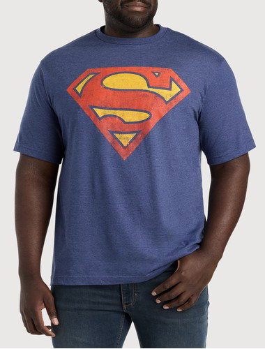 Classic Superman Logo Graphic Tee