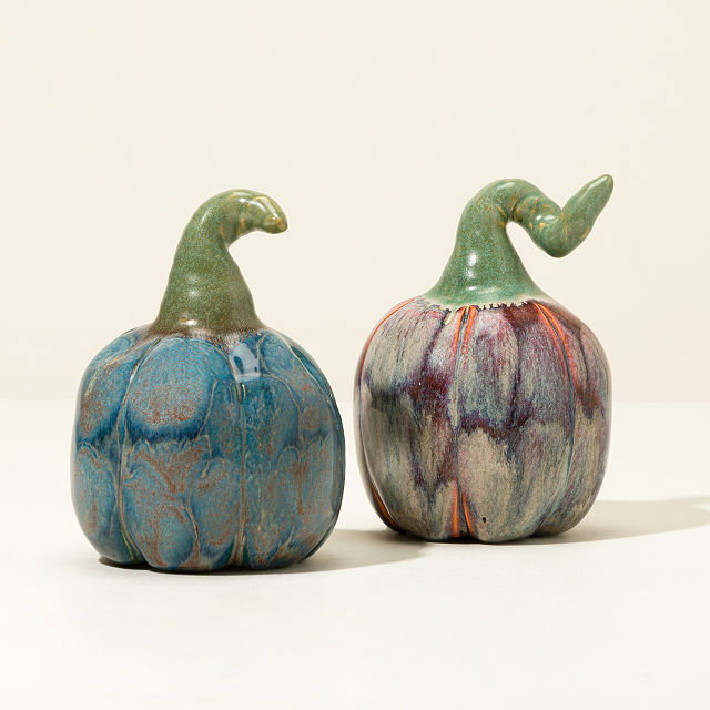 Artisan Ceramic Pumpkin