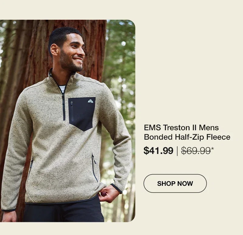 EMS Treston II Mens Bonded Half-Zip Fleece