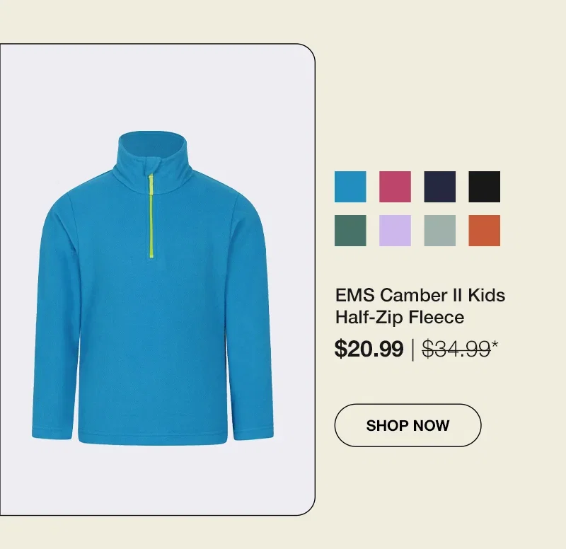 EMS Camber II Kids Half-Zip Fleece
