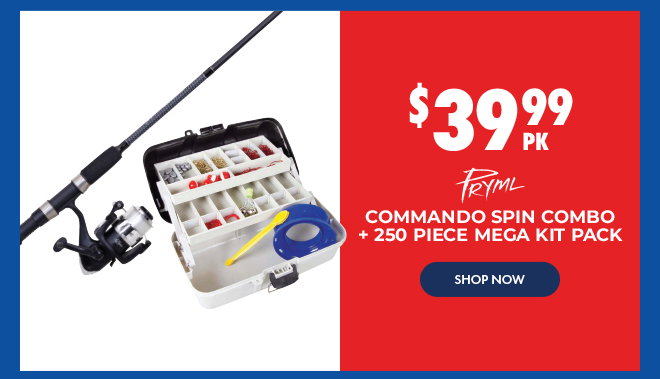$39.99 Pryml Commando Spin Combo + 250 Piece Mega Kit Pack