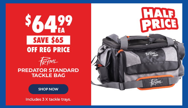 $64.99 Pryml Predator Standard Tackle Bag