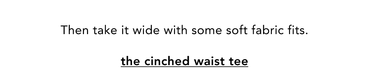 Short Sleeves Cinched Waist T-Shirt