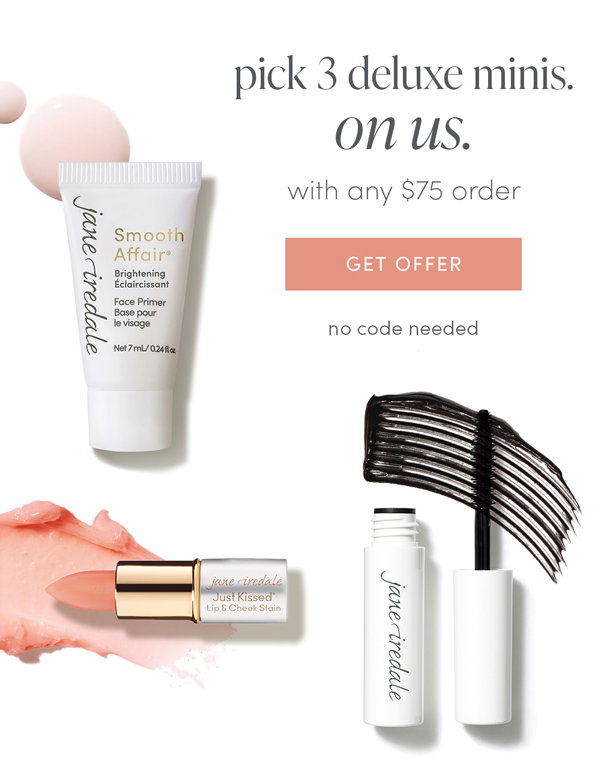 pick 3 free minis 