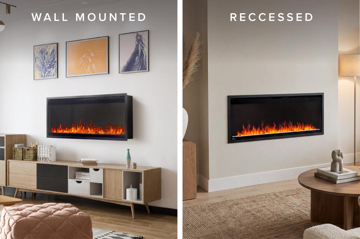 Wall Mounted or Recessed