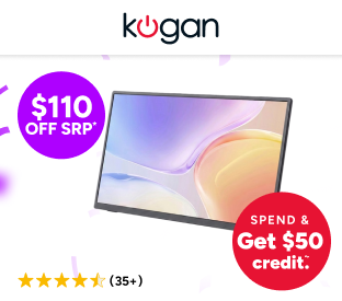 Kogan XPRESSO 18.5" Full HD IPS USB-C Portable Monitor (1920 x 1080) Product Image