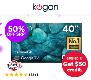 Kogan 40" QLED Full HD Smart AI Google TV Product Image