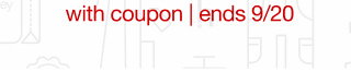 with coupon | ends 9/20