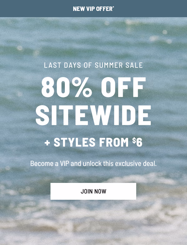 Join Summer Sale
