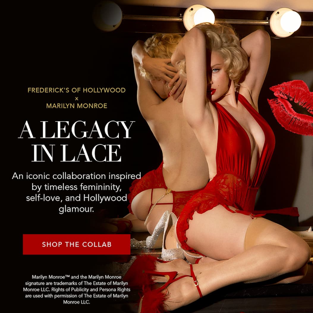 Fredericks of Hollywood x Marilyn Monroe 